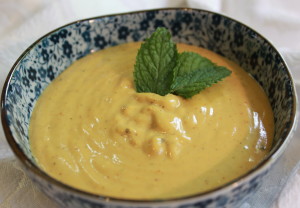 Curried citrus tahini dressing- good on everything!