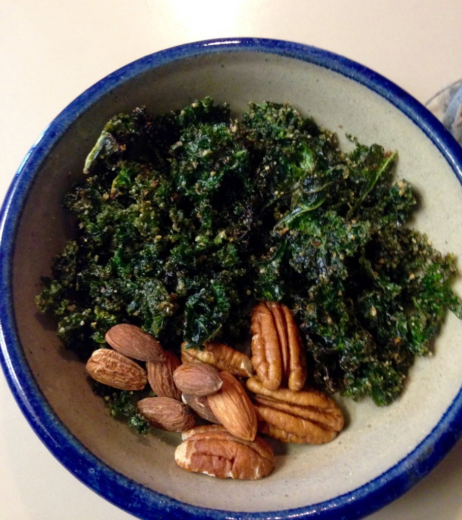 Kale chips & nuts