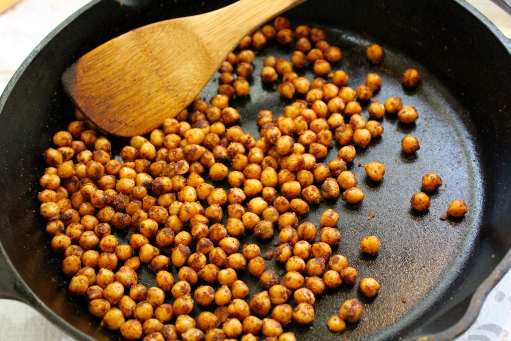 Quick & easy spiced chickpeas