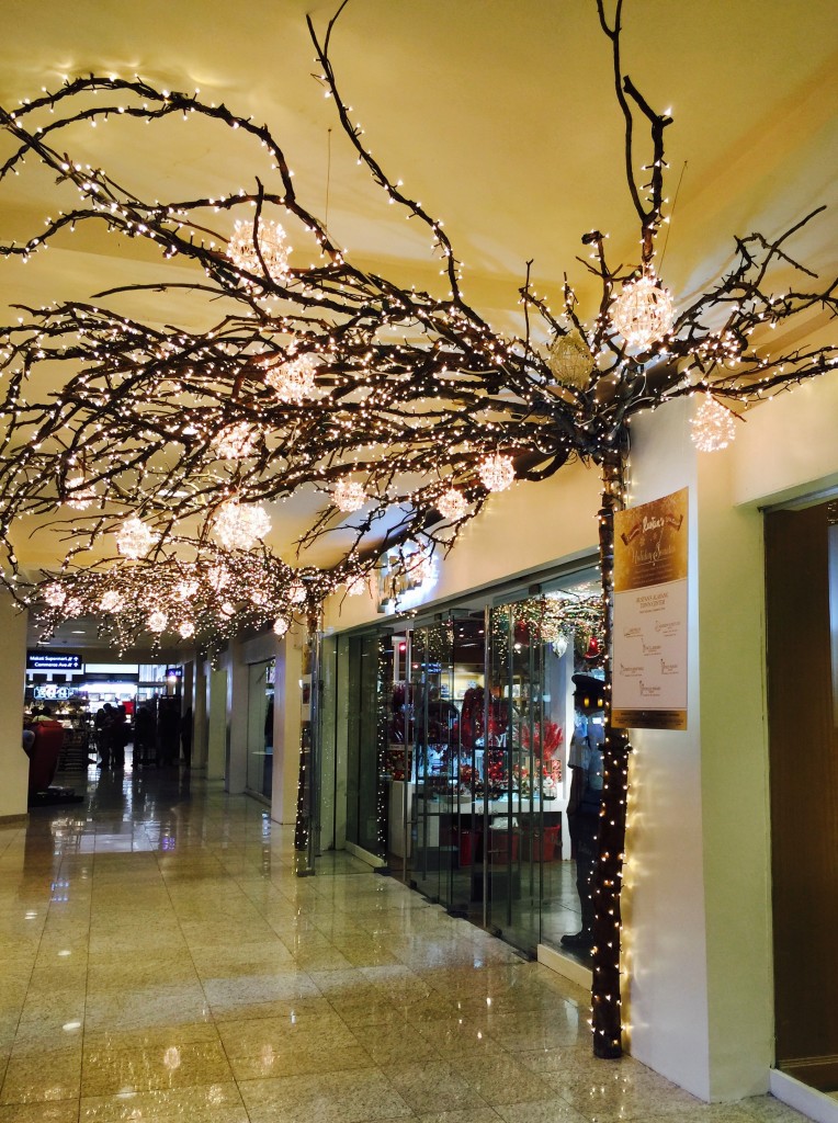 Christmas mall lights