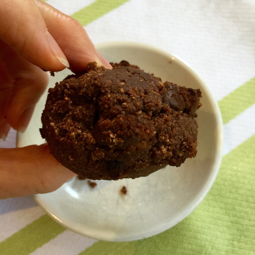 Chocolate orange almond muffin