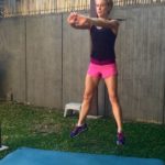 Wide-narrow squat jump