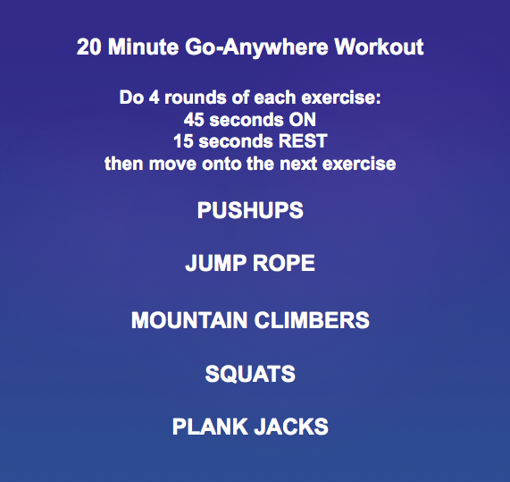 The 20-minute Workout You Can Do Anywhere