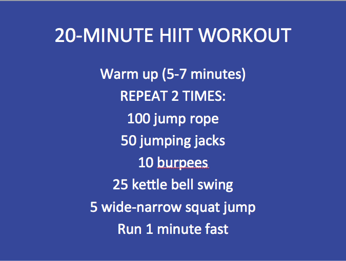 20-Minute HIIT Workout