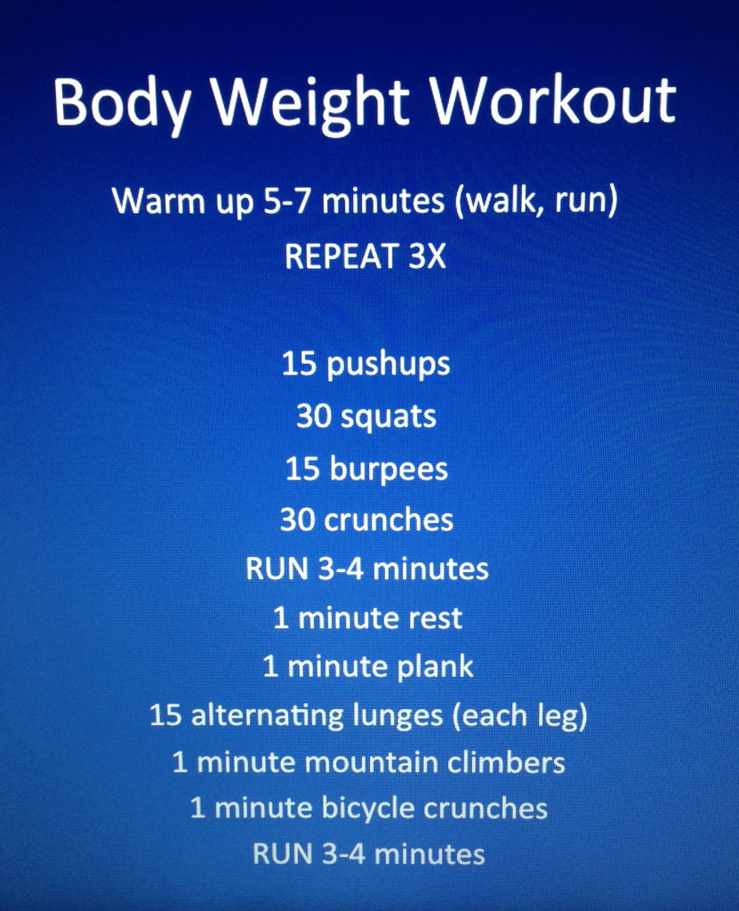 The Body Weight Workout