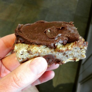 Banana chocolate chip snack bar