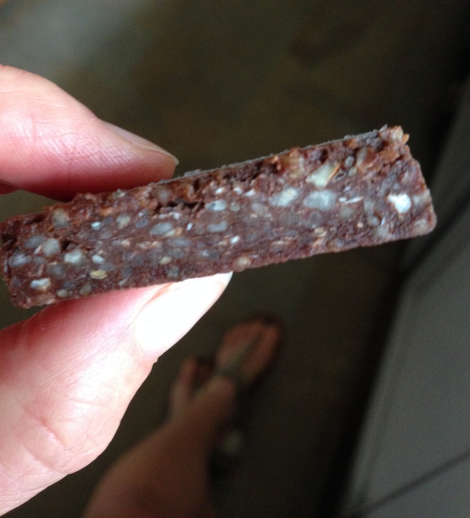 Salted chocolate chia bar