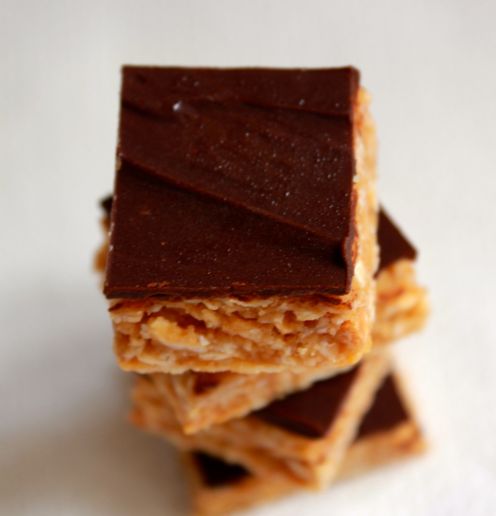 No-bake peanut butter oat squares