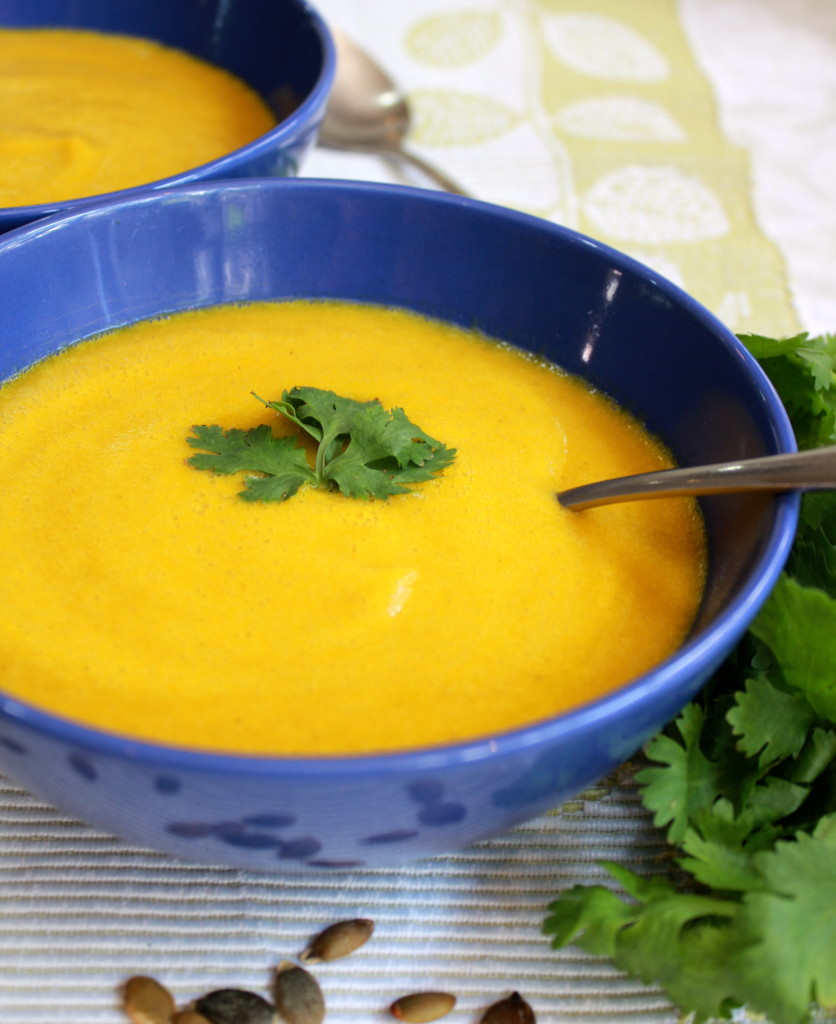 Curried pumpkin soup