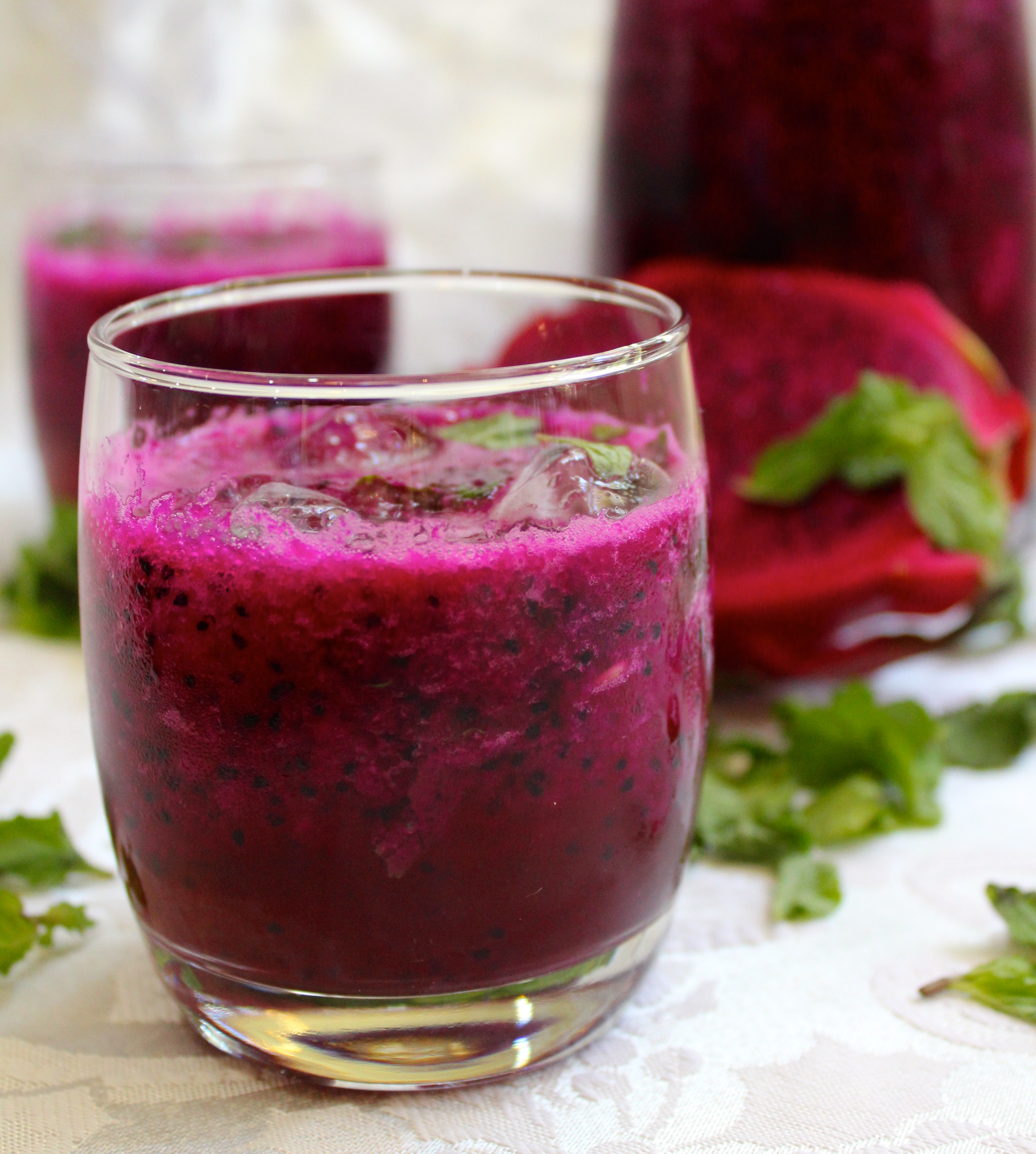 Dragonfruit Mojitos