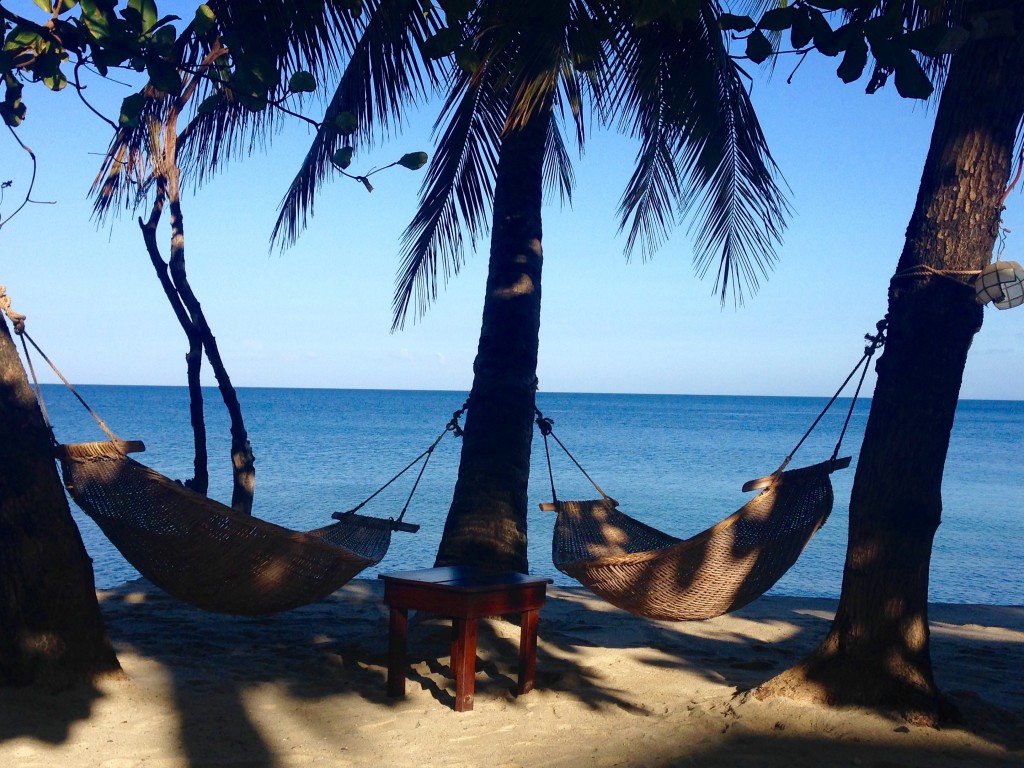 Hammocks at Sunset resort, Puerto Galera