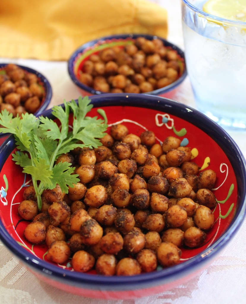 Quick & easy spiced chickpeas