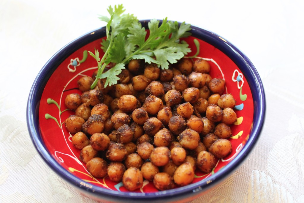 Quick & easy spiced chickpeas