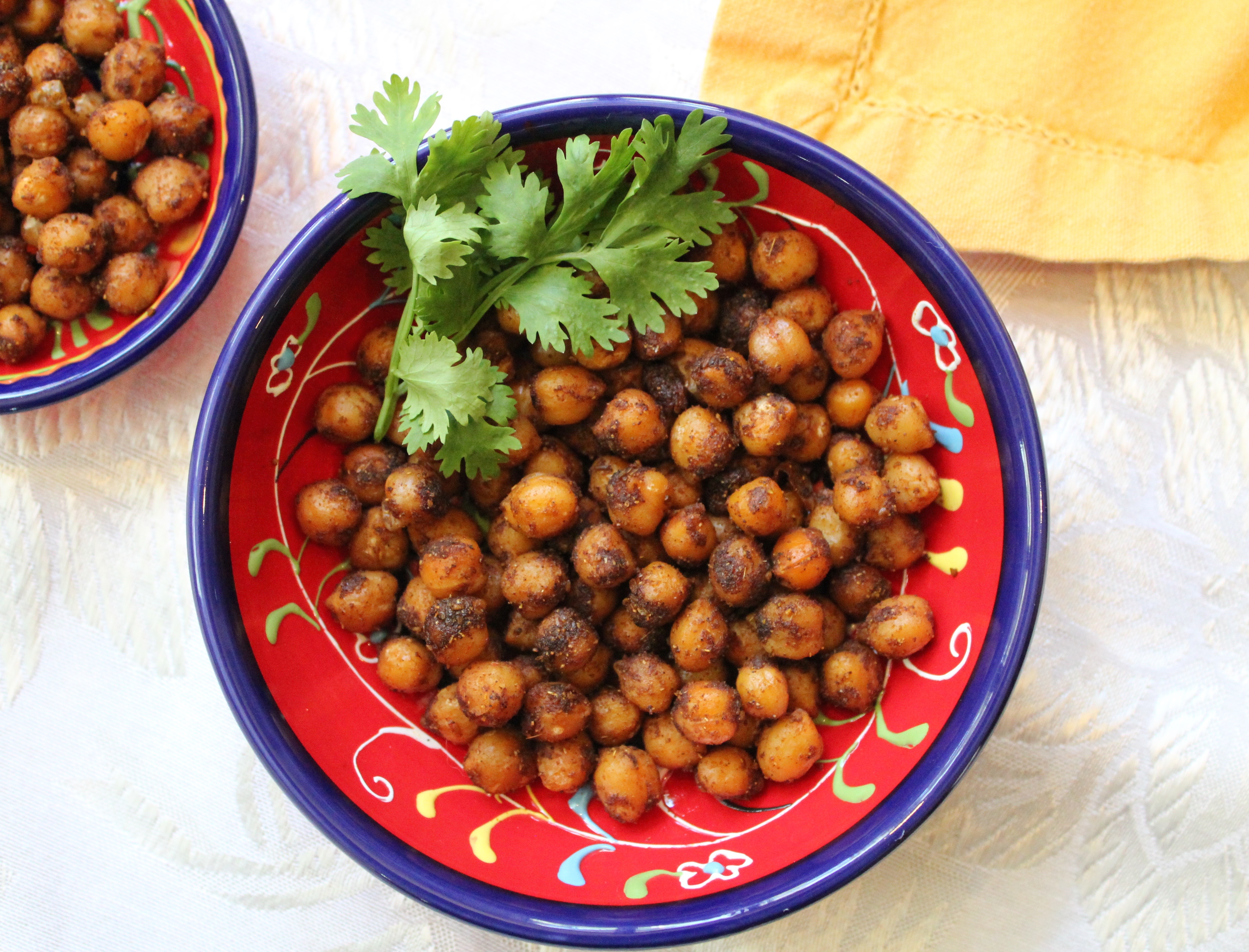 Quick & easy spiced chickpeas