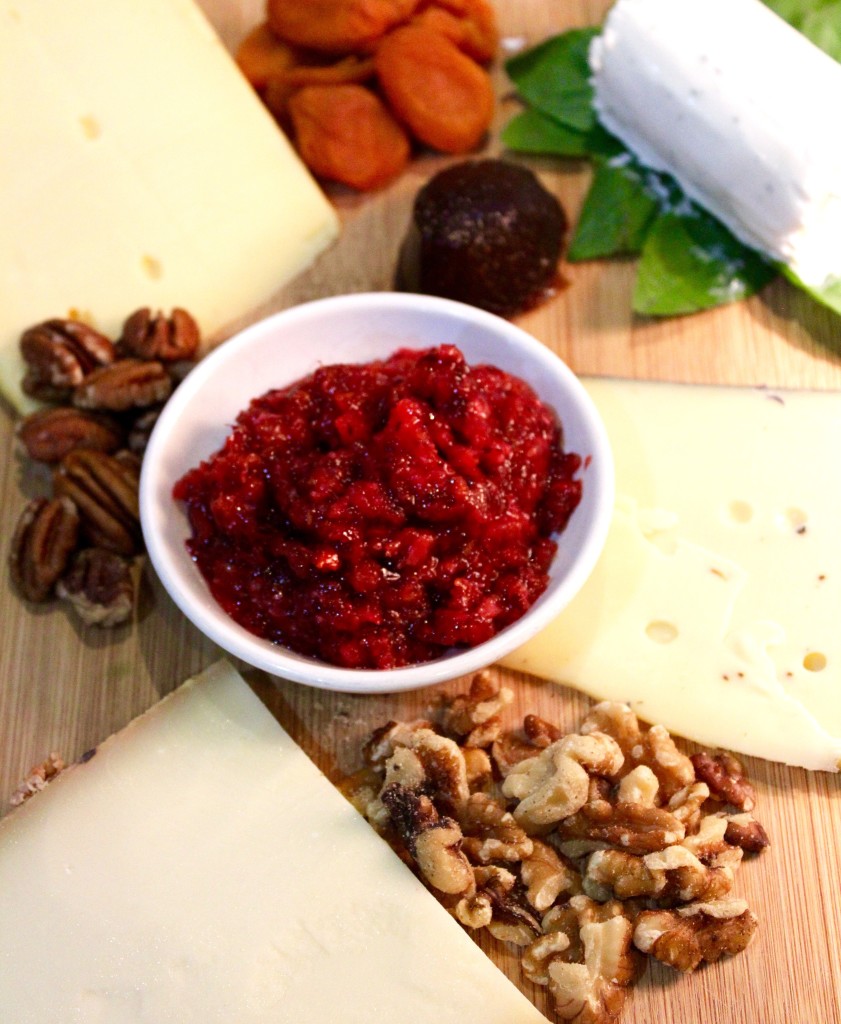 Fresh Cranberry Orange Relish (reduced-sugar)