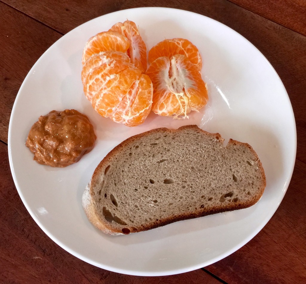 Toast & fruit