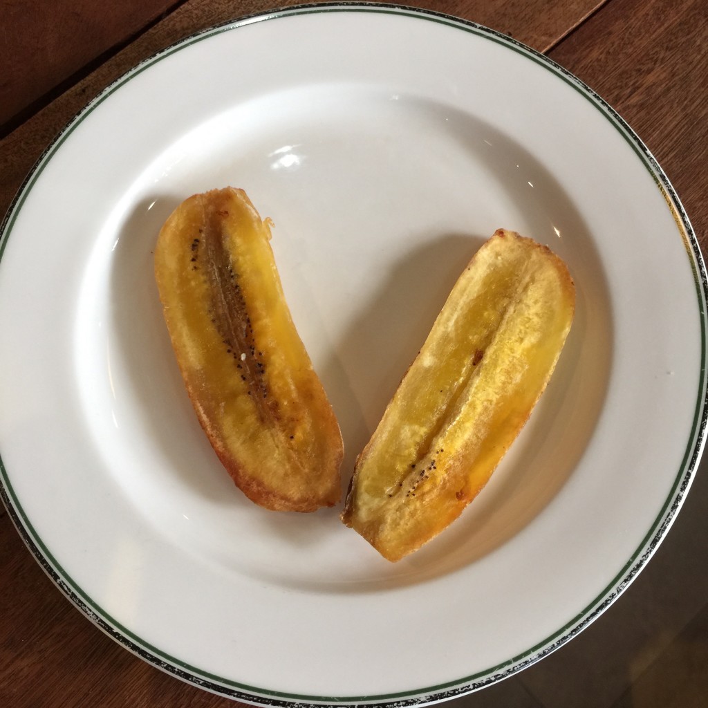 Fried saba banana