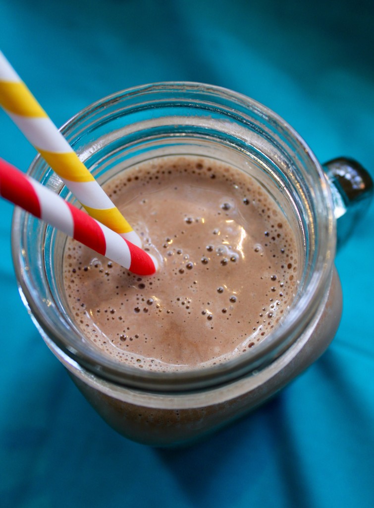 Chocolate Peanut Butter Banana Smoothie