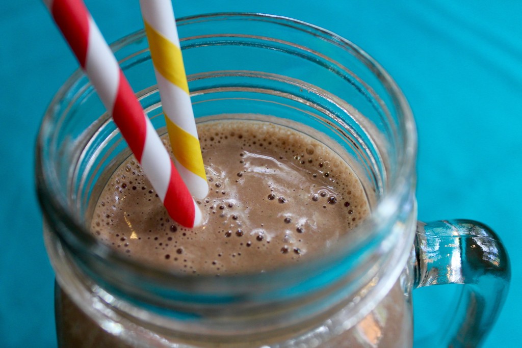 Chocolate Peanut Butter Banana Smoothie