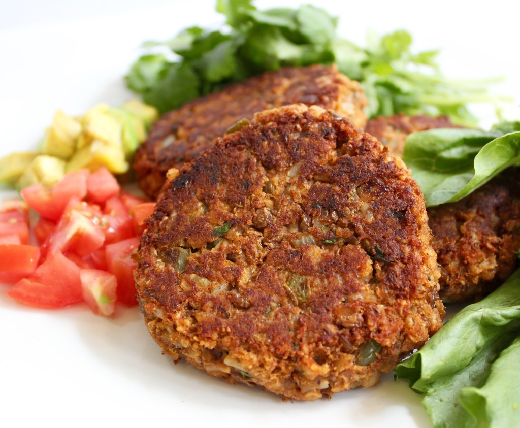 Southwest Lentil Burgers