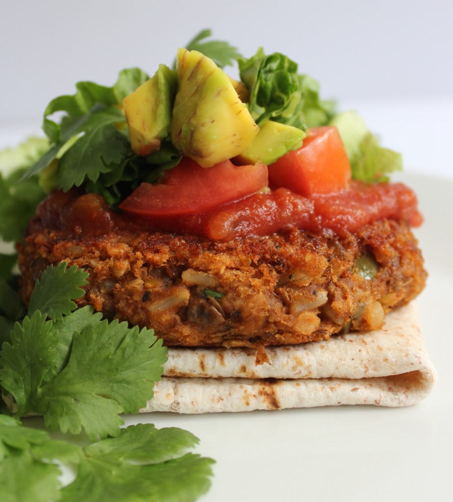 Southwest Lentil Burgers