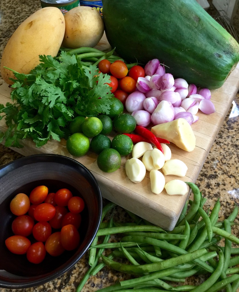 Thai food ingredients