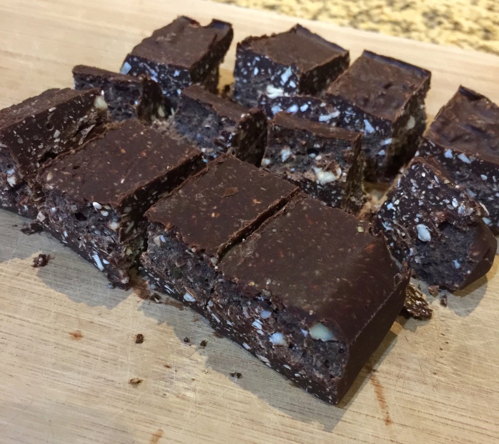 Chocolate coconut freezer fudge