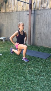 Alternating reverse lunge