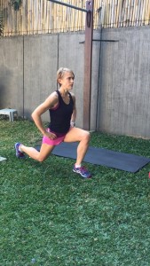 Alternating reverse lunge