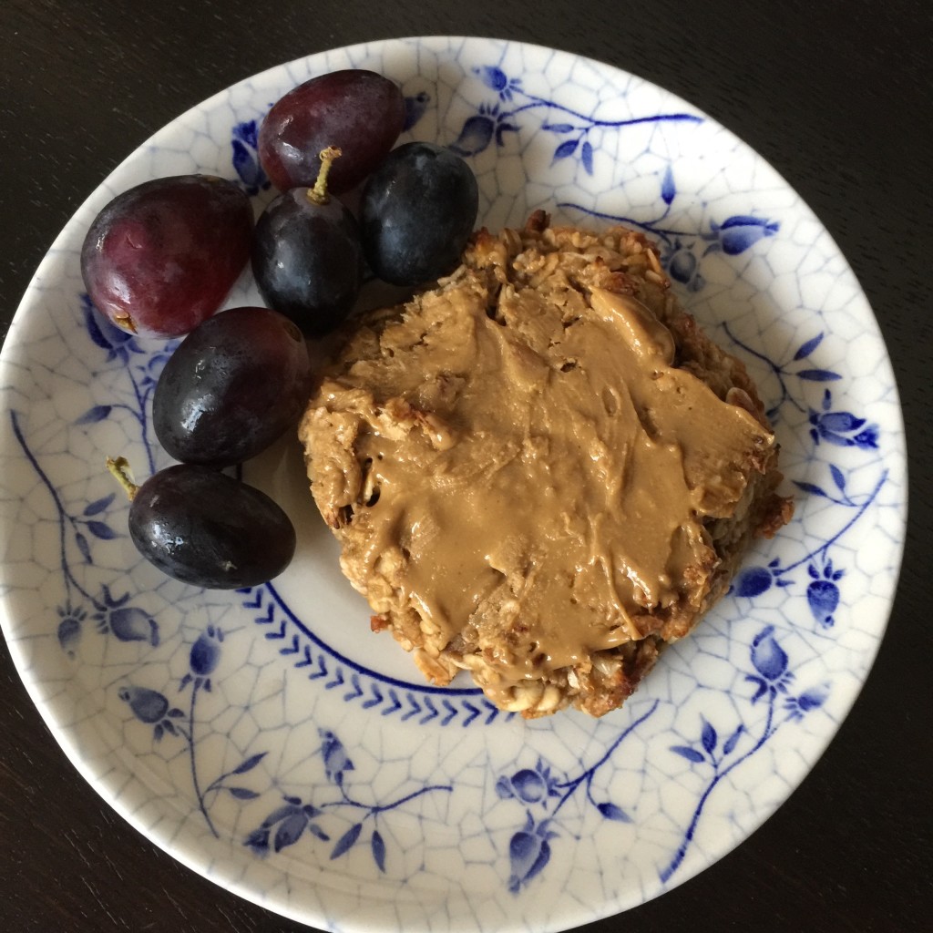 Banana oat cookie with sunbutter
