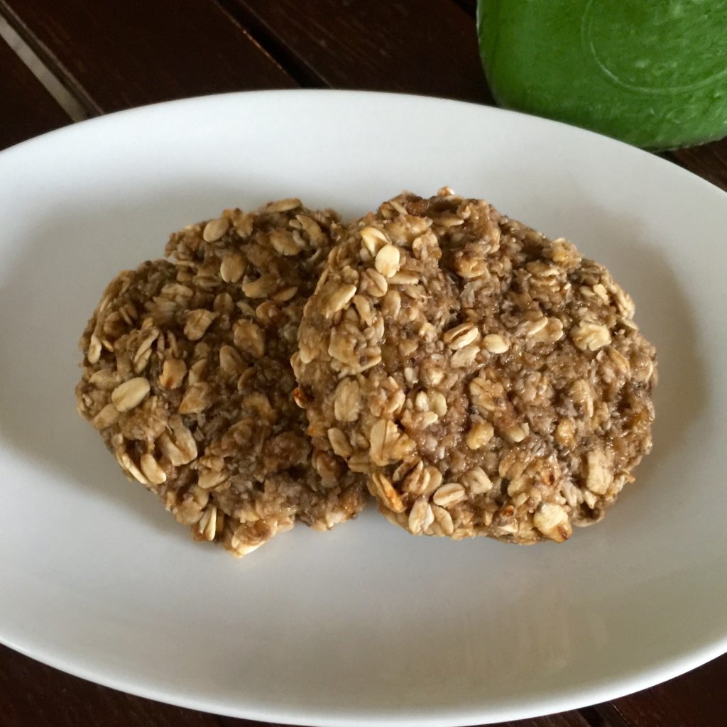 Banana oat cookies