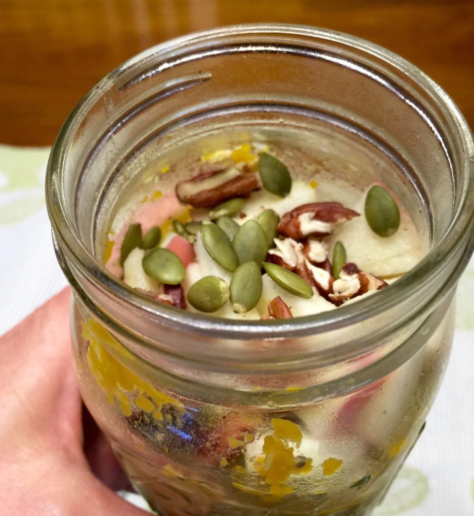 Pumpkin overnight oats