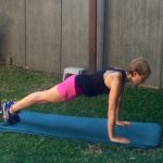 Plank leg extension