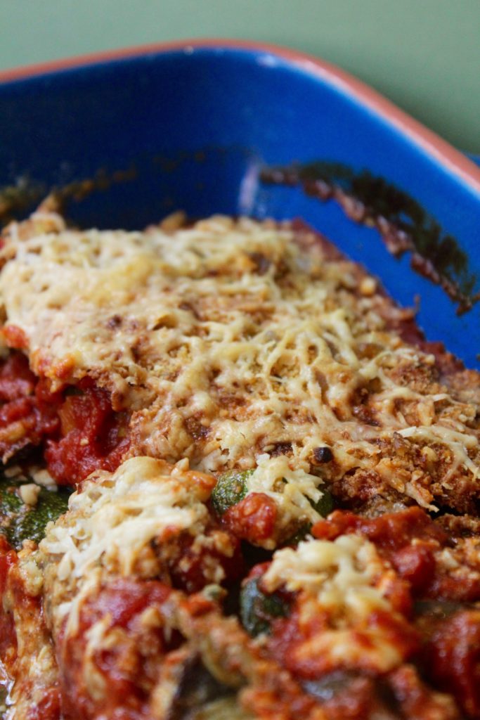 Roasted Eggplant & Zucchini Casserole