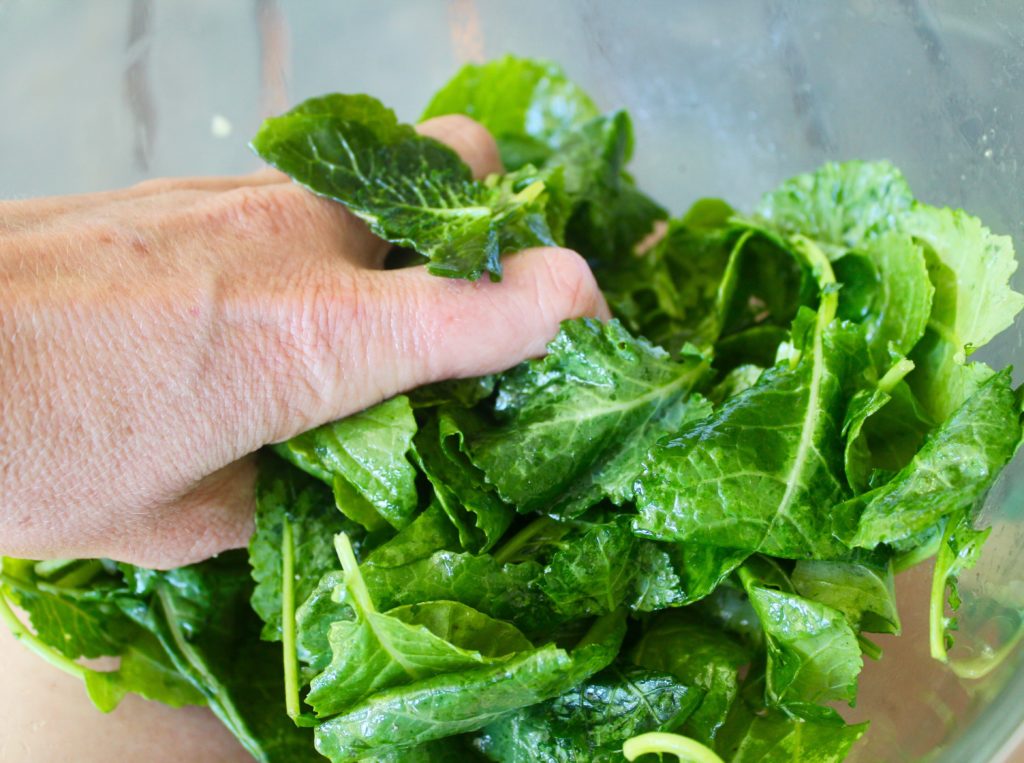 Kale Salad with Avocado, Cashews, & Sherry Lime Vinaigrette