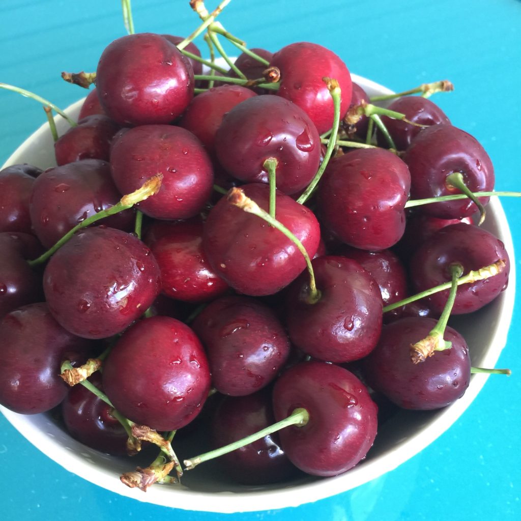 Fresh cherries