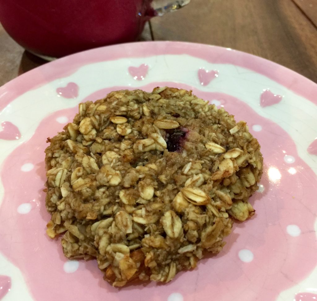 Banana oat cookie