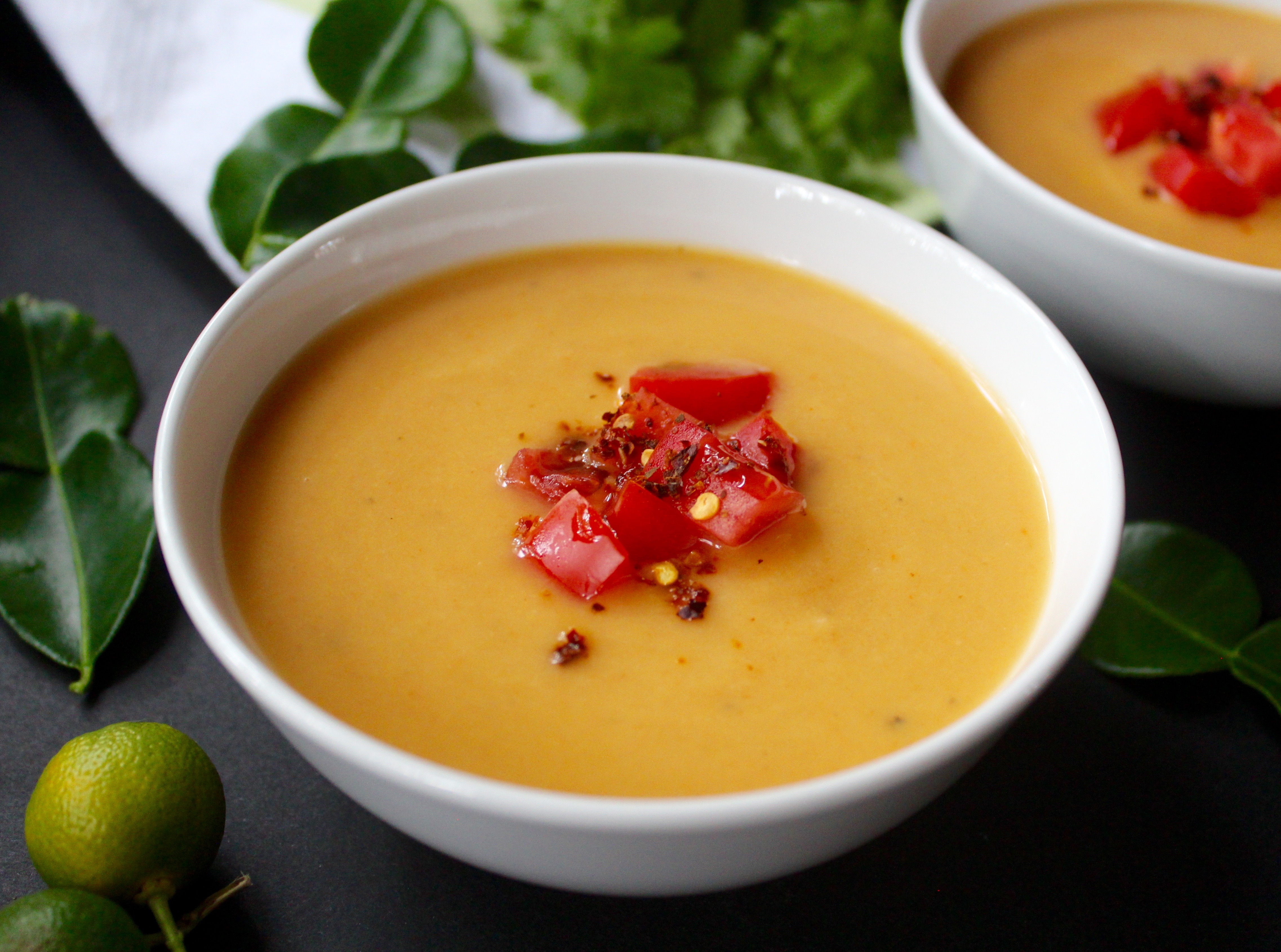 Yellow Lentil Soup with Coconut Milk & Lime