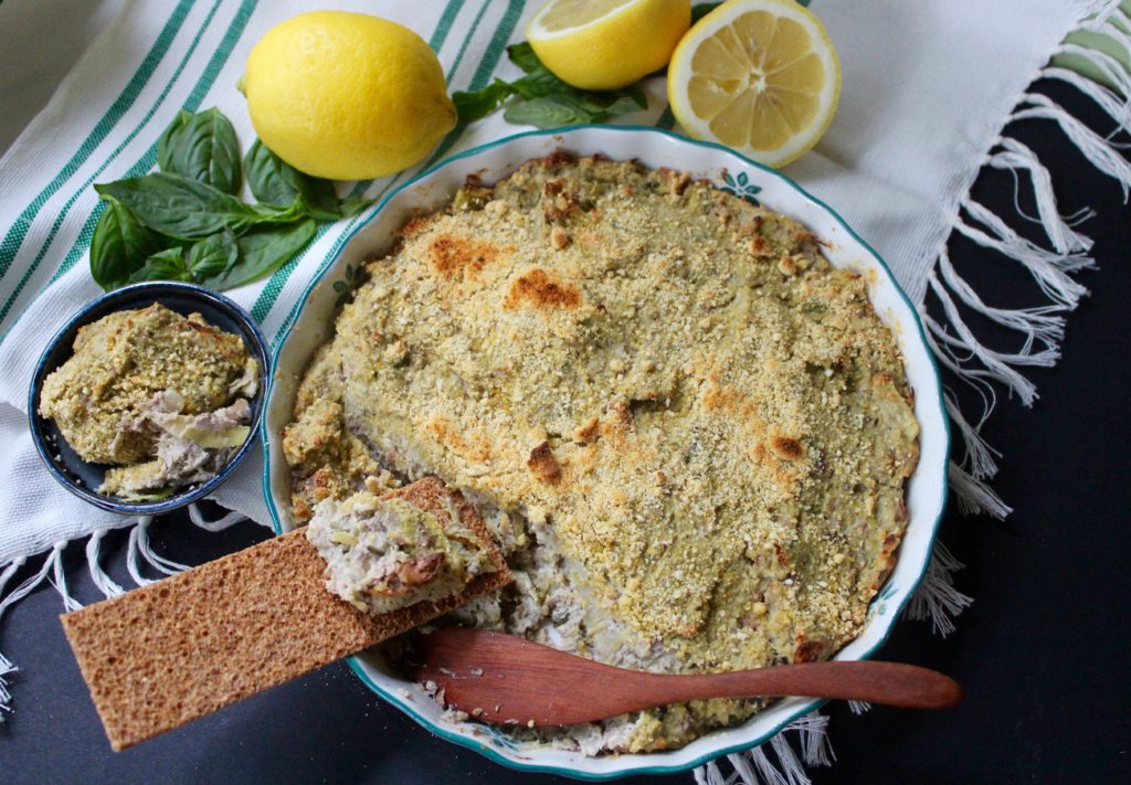 Vegan Hot Artichoke Dip