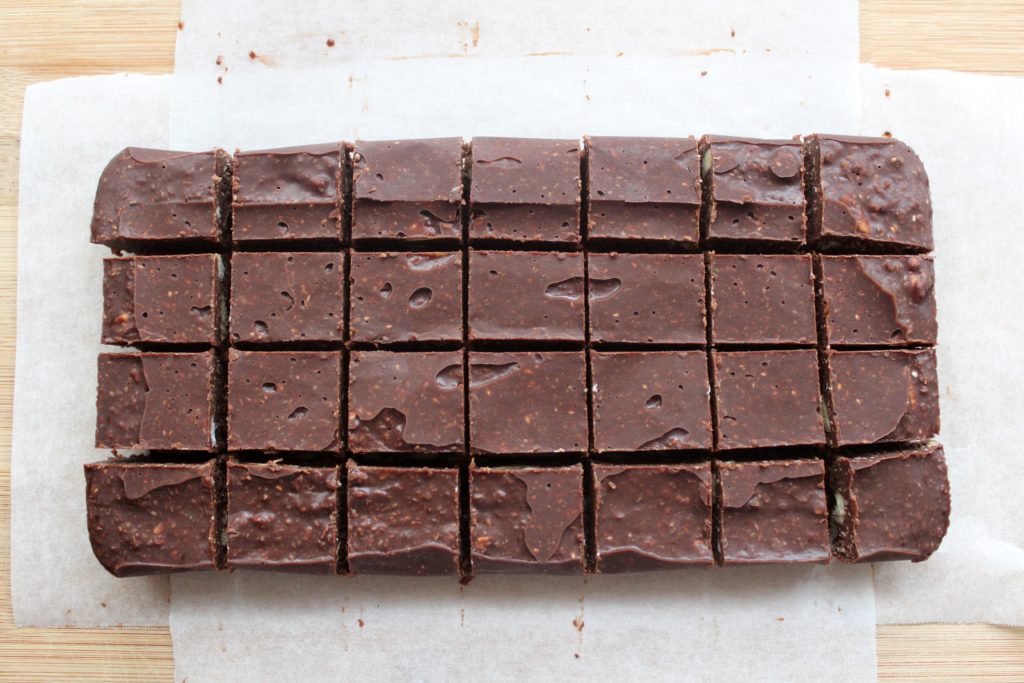 Chocolate Chia Freezer Fudge