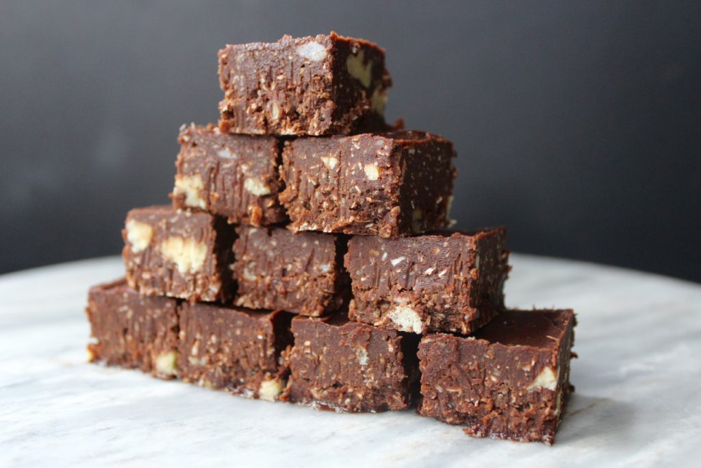 Chocolate Chia Freezer Fudge