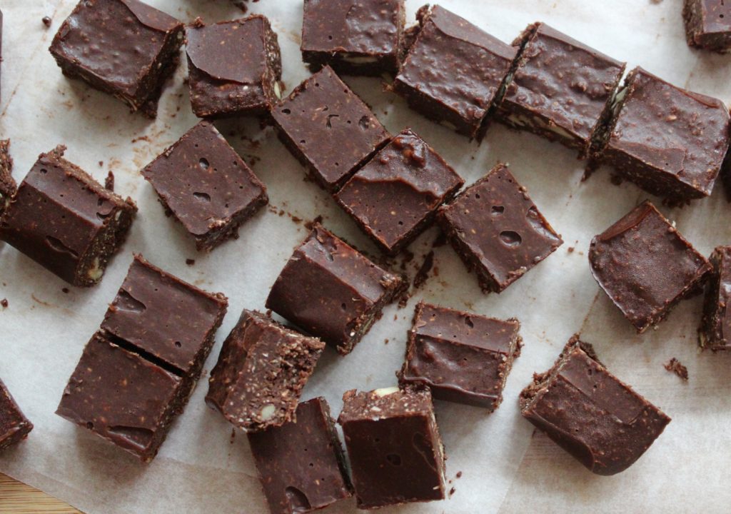 Chocolate Chia Freezer Fudge