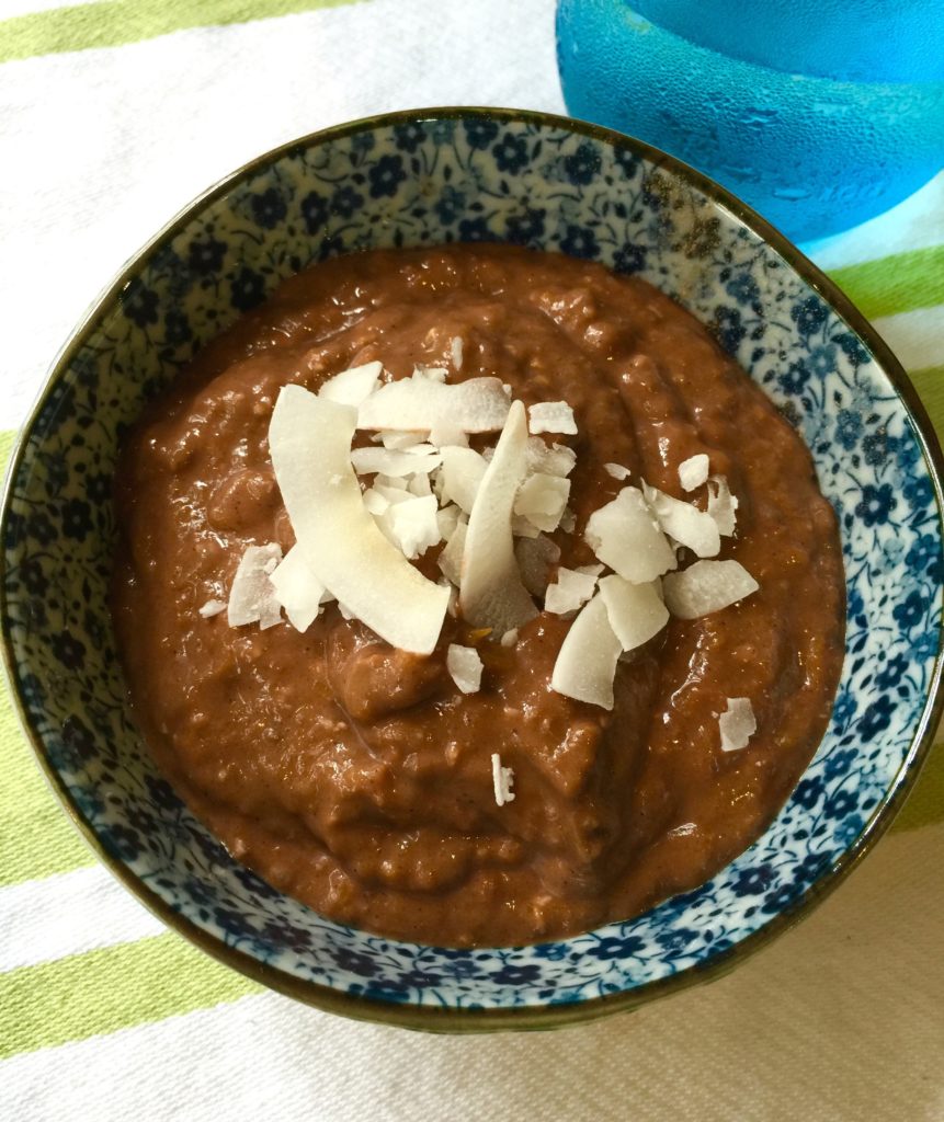 Chocolate pumpkin protein pudding