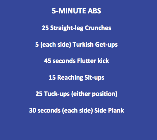 5-Minute Ab Workout