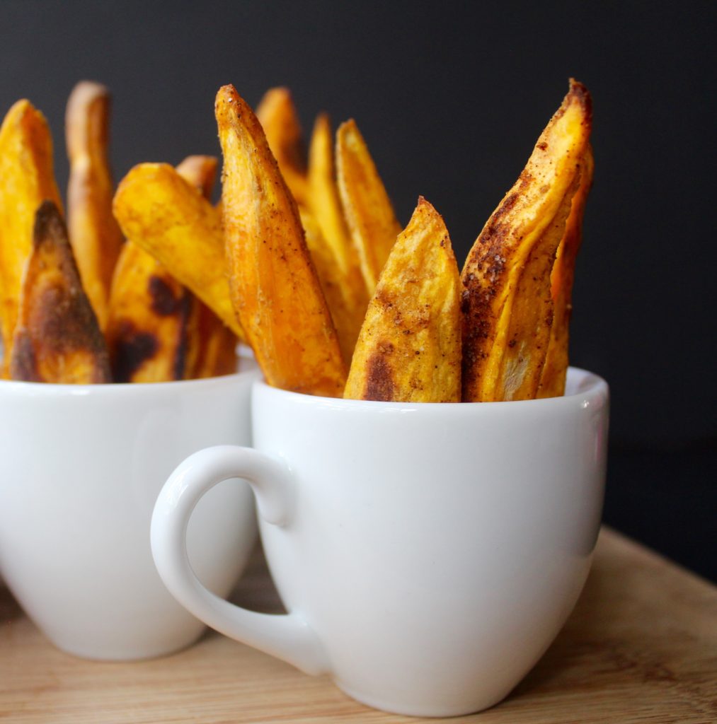 Spicy Camote Fries with Fresh Pineapple Salsa