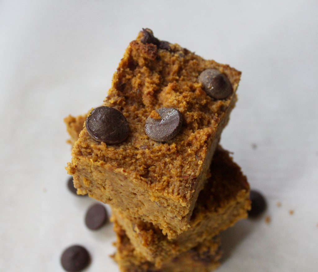 Pumpkin Chocolate Chip Brownies