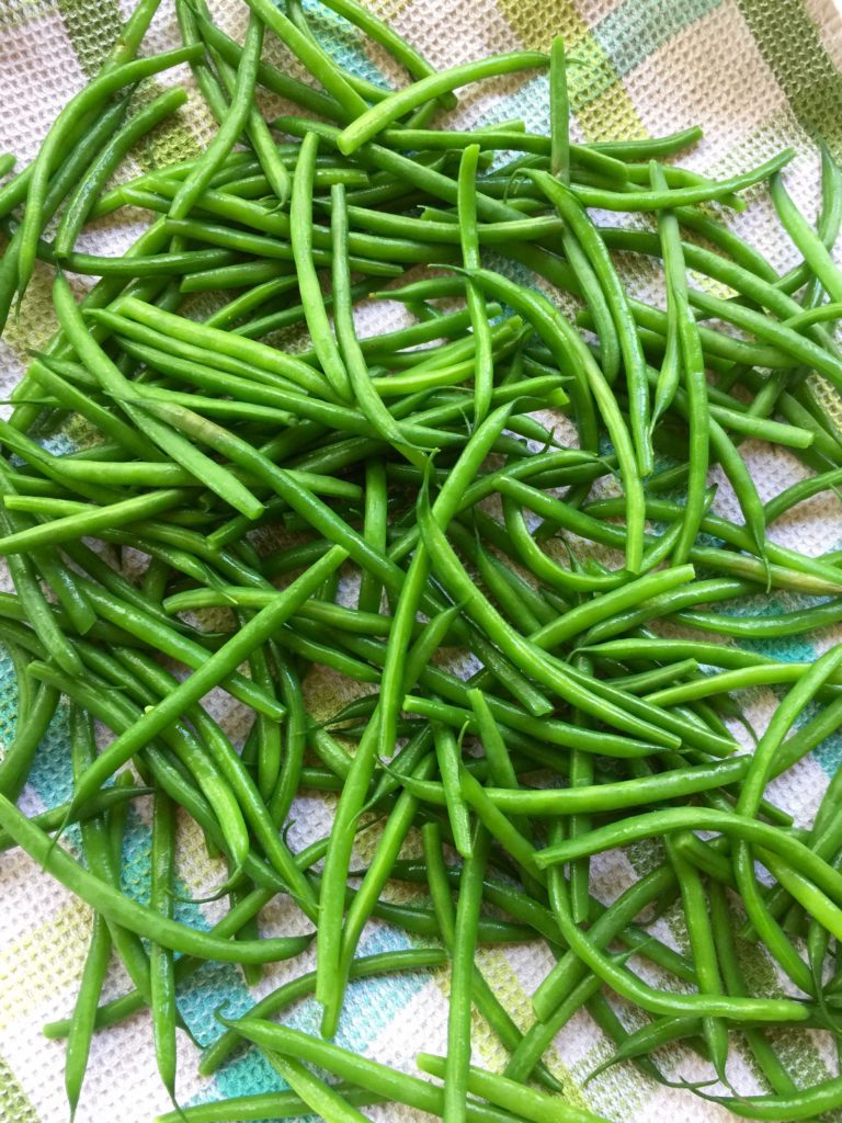 Chargrilled French Beans with Chili & Garlic