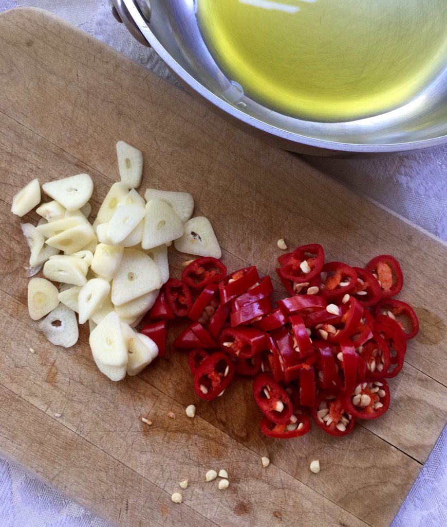 Chargrilled French Beans with Chili & Garlic