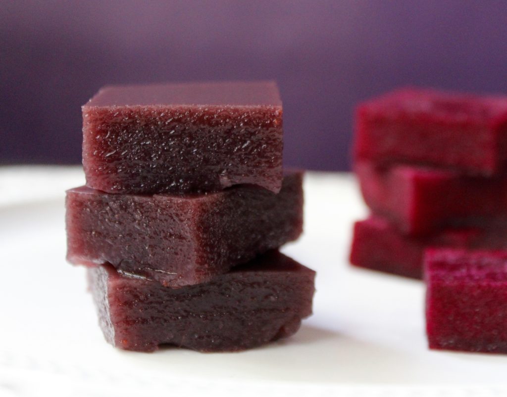 Homemade Fruity Gelatine Blocks