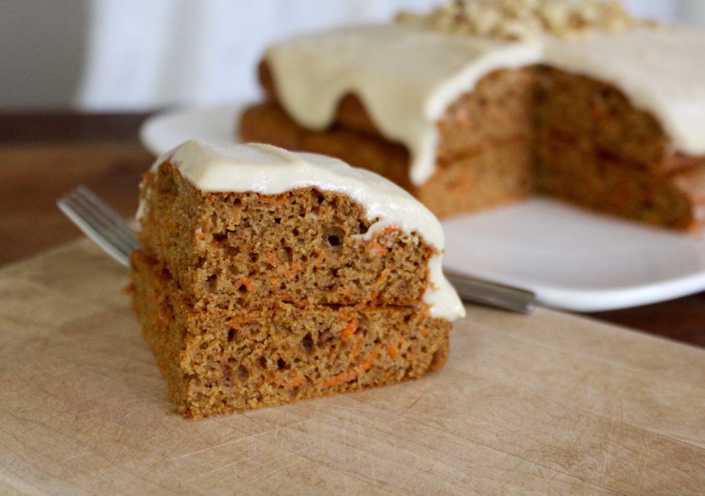 Carrot Cake with Coconut Cashew Frosting